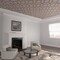 Ekena Millwork 33W x 33H x 14T Small Bradley Decorative Fretwork Wood Ceiling Panels, Cherry CELW33X33X0250BRDCH - alternate 1
